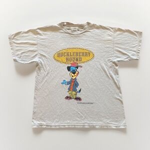 Vintage‎ Huckleberry Hound Shirt Youth L Y2K Hanna Barbera Tultex 90s Hip Hop